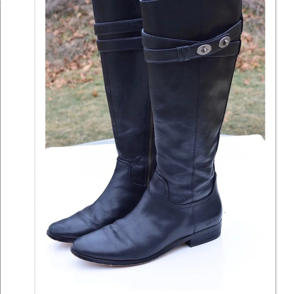 Coach Linette Leather boots - Picture 7 of 8